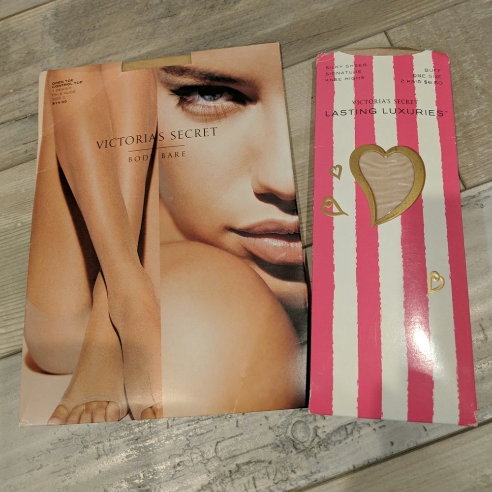 Victoria's Secret Two sets of Hosiery- Brand New